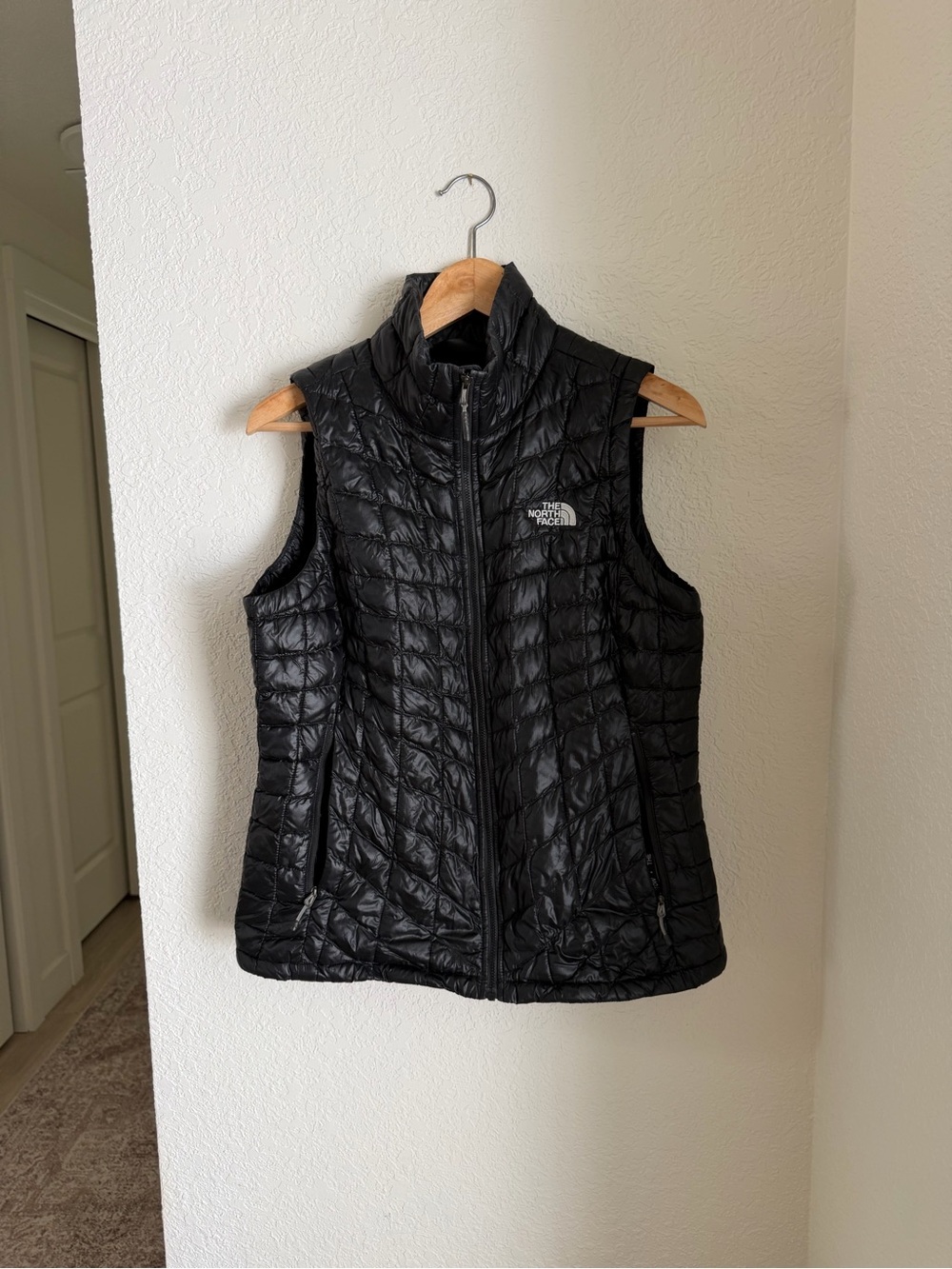 The North Face Women's Black Quilted Down Vest